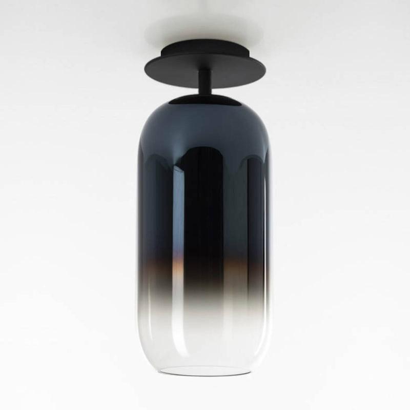 ARTEMIDE GOPLE PLAFONNIER, BLEU/NOIR