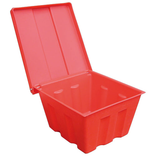 Bac à sel ou sable en PEHD 100 litres - étanche et résistant aux UV_0