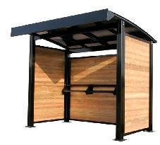 BANQUETTE POUR ABRI BUS GIRONDE - MANUTAN COLLECTIVITÉS