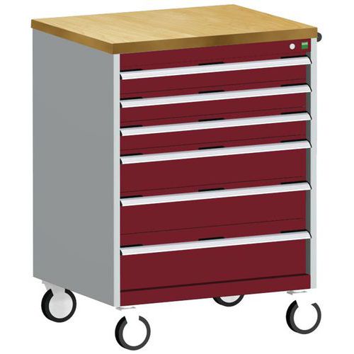 BOTT 1 ARMOIRE À TIROIRS ROULANTE CUBIO SLR-869-6.1 - BOTT