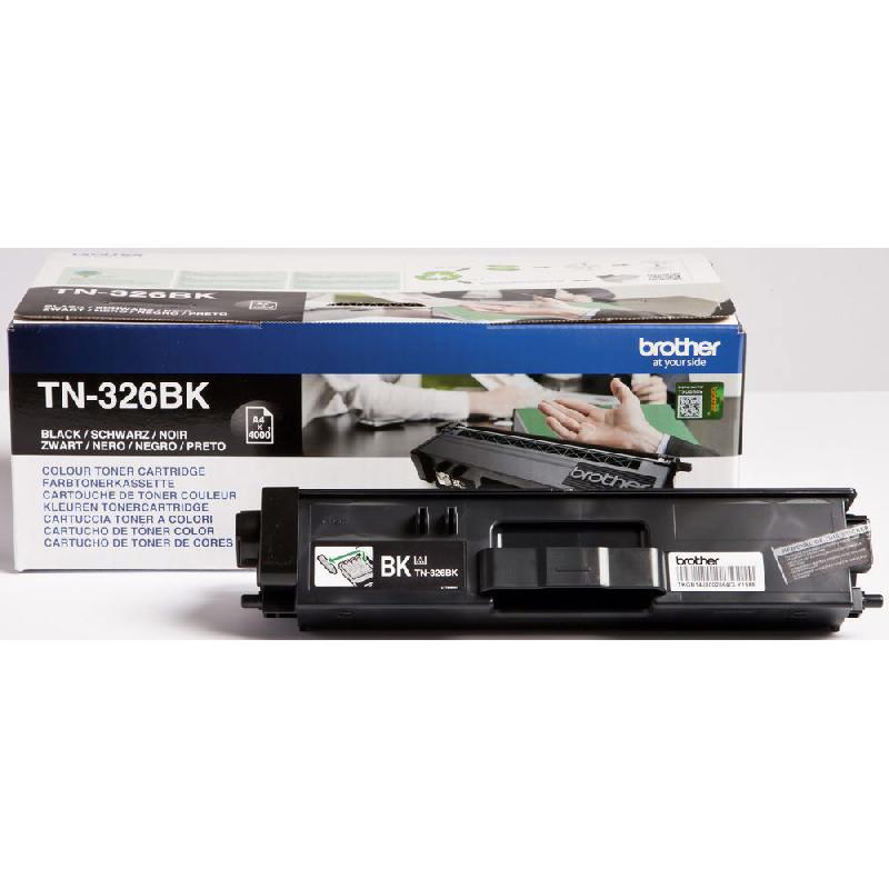 CARTOUCHE LASER BROTHER TN326BK - NOIR - 4000 PAGES