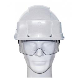 Casque De Chantier Iris 2 Avec Porte Badge Blanc Auboueix 0271pbc - 3598647415990_0