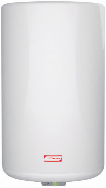 Chauffe-eau électrique vertical mural Thermor Duralis 50L - Étroit, Mono, ACI titane anticorrosion, résistance stéatite_0