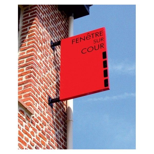 CLDF01 - Enseigne drapeau caisson - Signamedia - Non lumineuse - 350x500 mm_0