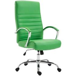 CLP Fauteuil de bureau XL Valais similicuir Vert - vert polyester 192393034_0