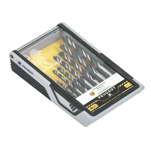 COFFRET FORETS BOIS Ø3 À 10MM - 10 PIÈCES PEUGEOT