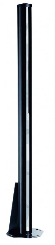 Colonne INFRA pour barrières périmétriques infrarouges - Aluminium anodisé noir - Longueur 1,5m à 2,5m_0