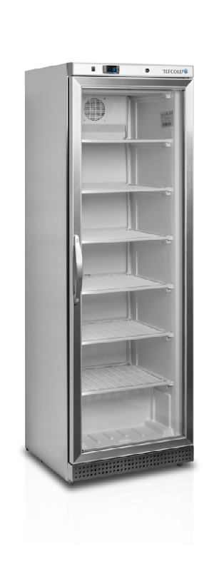 Congélateur vertical de vitrine Statique L.600mm 340L ext.SS430 TEFCOLD_0