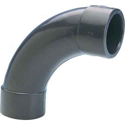 COURBE PVC PRESSION 90° FEMELLE / FEMELLE À COLLER Ø 40 BRICOZOR