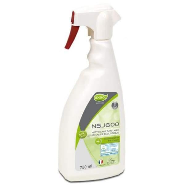 Détartrant NSJ600 - écologique - Ecolabel - 750ml - spray mousse pour surfaces sanitaires_0