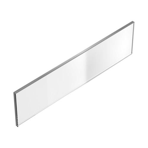 FAÇADE À L'ANGLAISE EN VERRE MI-HAUTEUR - HAUTEUR 66 MM - L600 MM - E19 HETTICH