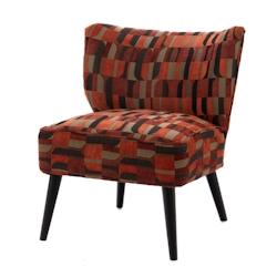 Fauteuil Henri Terracotta -  Rouge Autre Polyester Amadeus 62x65 cm - rouge 3520071910451_0