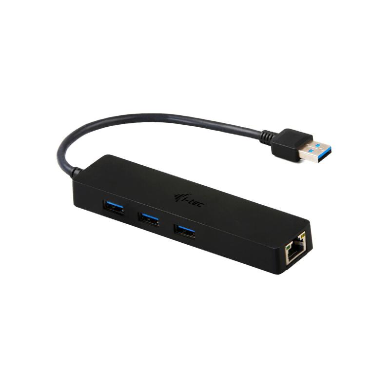 I-tec USB-C Slim HUB 3-Port avec adaptateur Ethernet Gigabit - U3GL3SLIM_0