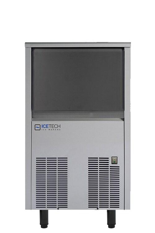 Ice Tech machine à glaçons professionnelle acier inoxydable 435 x 605 x 695 mm SS 35 - air - R290 réf 21630U argenté - argenté inox 21630U_0
