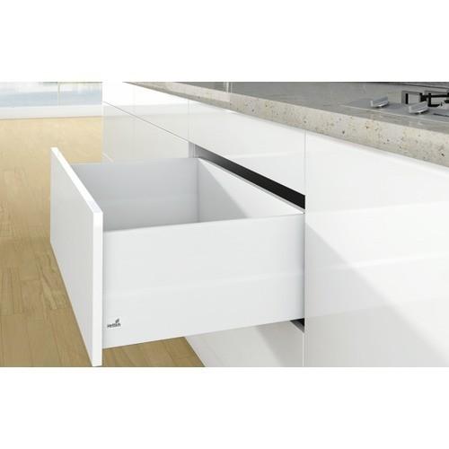 KIT TIROIR TOPSIDE ARCITECH-PROFIL H126-DOS H250 MM-BLANC-L550MM HETTICH