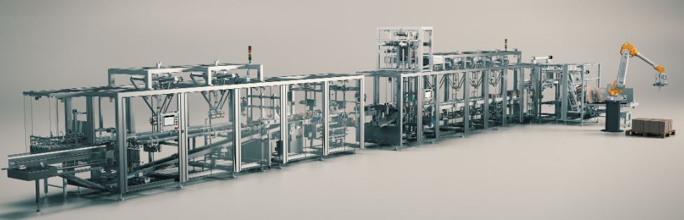 Ligne complète de la sortie thermoformeuse / remplisseuse à la palettisation - TECMA ARIES Packaging - mécanisation, suremballage, palettisation_0