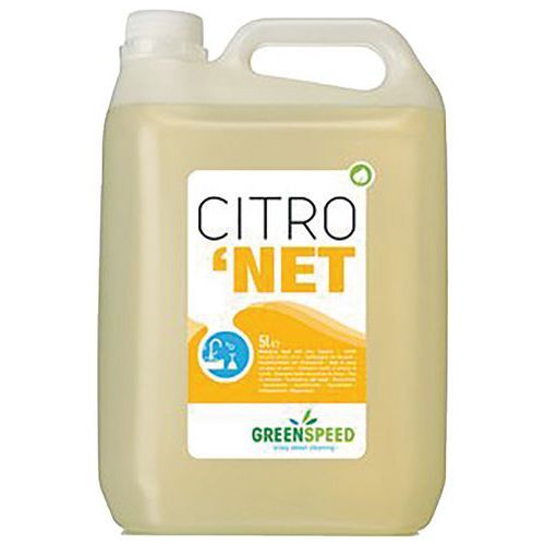 LIQUIDE VAISSELLE DÉGRAISSANT PARFUM CITRON 1 LITRE - GREENSPEED