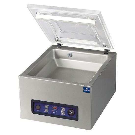 Mastro Machine sous vide de table, soudure 350 mm, cycle 15-30 seconds 554x450x405 mm - VIRTUS - inox FGZ0013_0