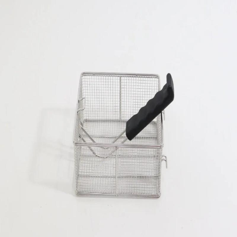 Maxima Panier à friture - 13l - avec poignée - gris 9365387_0