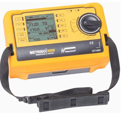 Metriso 3000 - Ohmmètre numérique ESD haute résistance avec fils de test - Warmbier 7100.3000.G_0