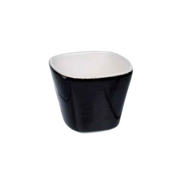 MINI COUPELLE APÉRO NOIR ET BLANC 6 CL / 5.5 X 5.5 X 4.7CM - SET DE 4 - COSY & TRENDY - APERO
