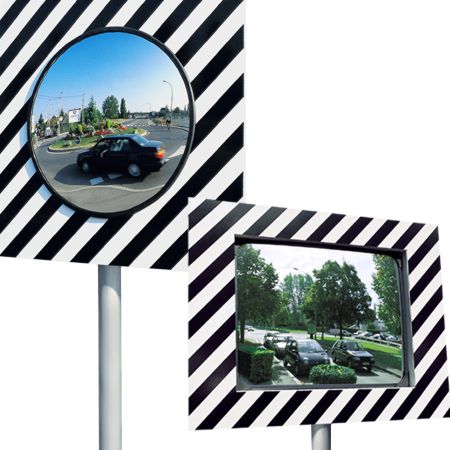 MIROIR DE RUE POUR VOIES PUBLIQUES EN POLYCARBONATE