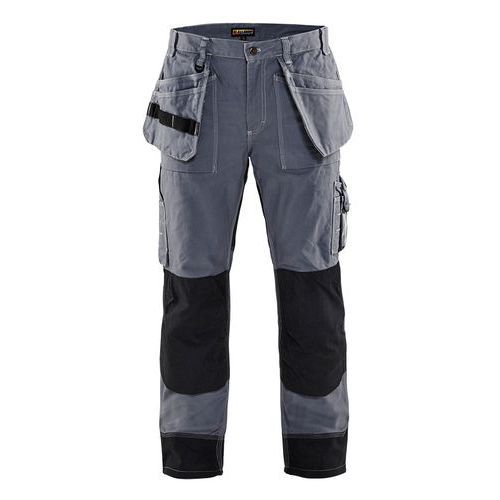 PANTALON DE TRAVAIL ARTISAN HEAVY WORKER GRIS CLAIR/NOIR C44 - BLAKLADER