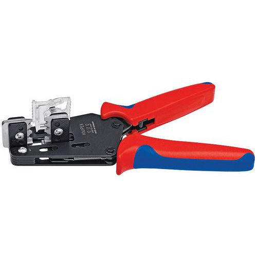 PINCE DÉNUDER 4 COUTEAUX DE FORME AWG 12-8 - POUR CÂBLE SOLAIRE - KNIPEX