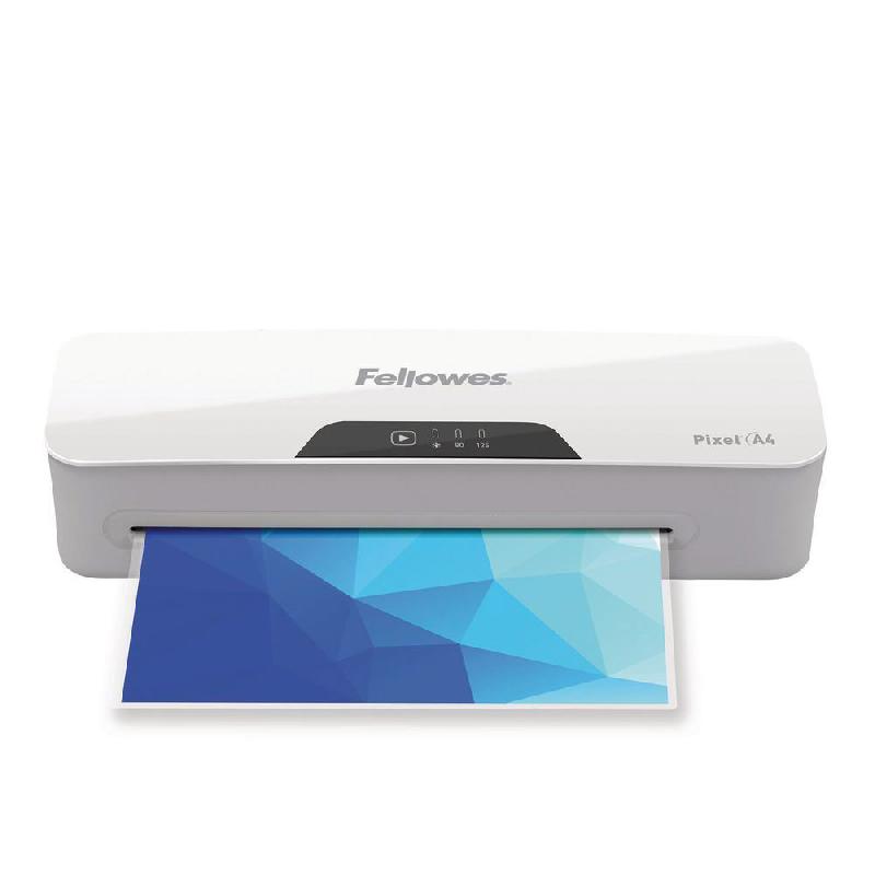 PLASTIFIEUSE THERMIQUE PIXEL FELLOWES - A4 - 125 MICRONS - BLANC