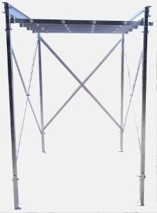 Portique à viande en acier galvanisé - Traina Frères - pour chambres froides standards_0