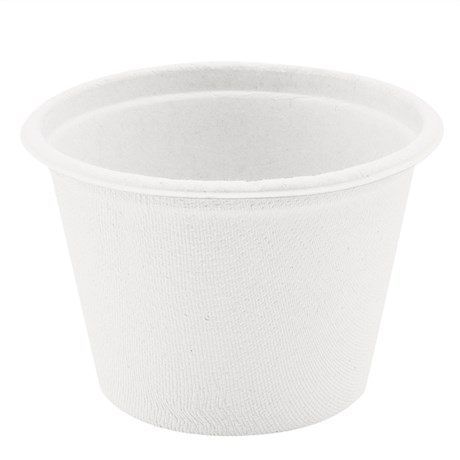 POT BIONIC 140 ML D.7.7X5.3 CM CELLULOSE BLANC (VENDU PAR 1000)