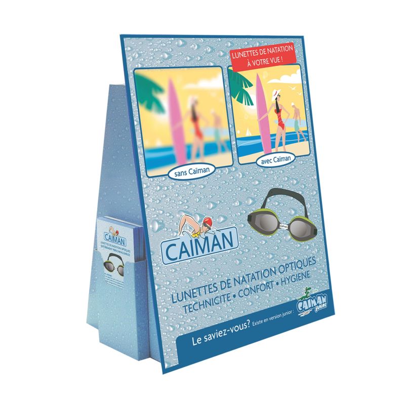 Présentoir lunette de natation caïman adulte - david kaim_0