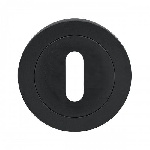 ROSACE 3 PIÈCES RONDE EN INOX COSMOS NOIR SÉRIE EZ1332 BORD DROIT - CLÉ L KARCHER DESIGN