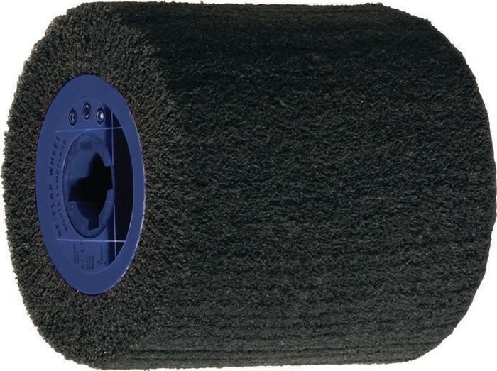 Rouleau de satinage 80 coarse brun D.100xl100mm 19 mm PROMAT_0