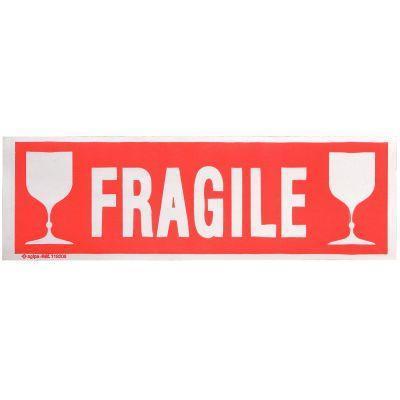 Sac de 100 étiquettes adhésives Fragile - format 190x60 mm - Fabricant AGIPA - Réf. 119208_0