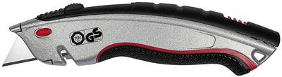 SAFETY-CUTTER PRO PLUS, LAME: 19 MM, ARGENT/NOIR
