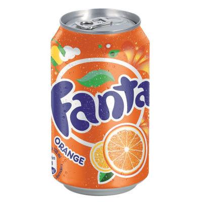 Soda Fanta Orange, en canette, lot de 24 x 33 cl_0