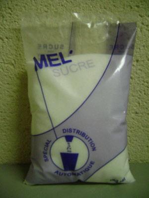 SUCRE CRISTALLISé EN SACHET éTANCHE MEL