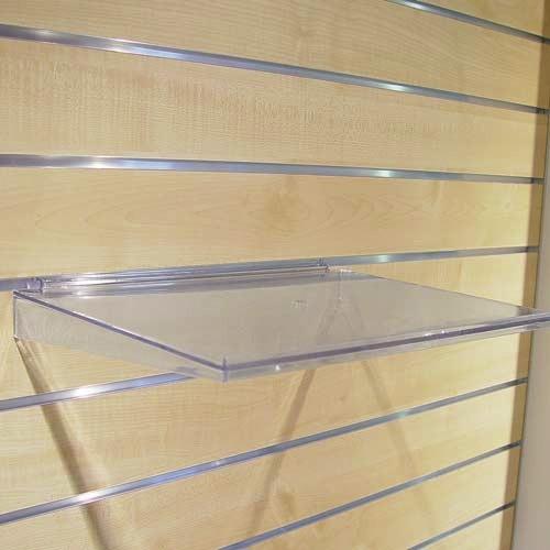 TABLETTE UNIVERSELLE AVEC ARÊTE POUR PANNEAUX RAINURÉS BRICOZOR