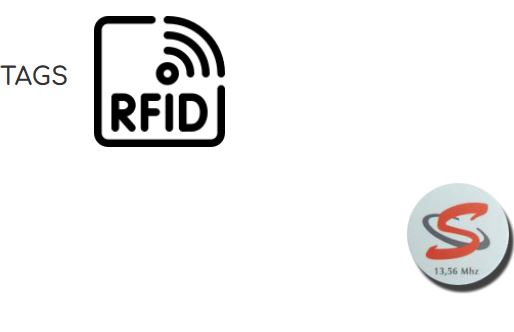 Tag RFID - Fréquence HF 13,56 MHz - Compatible avec solutions mobiles - Ø26mm x 1mm_0