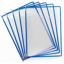 POCHE À PIVOT FOLD'UP, A4, BLEU - LOT DE 5