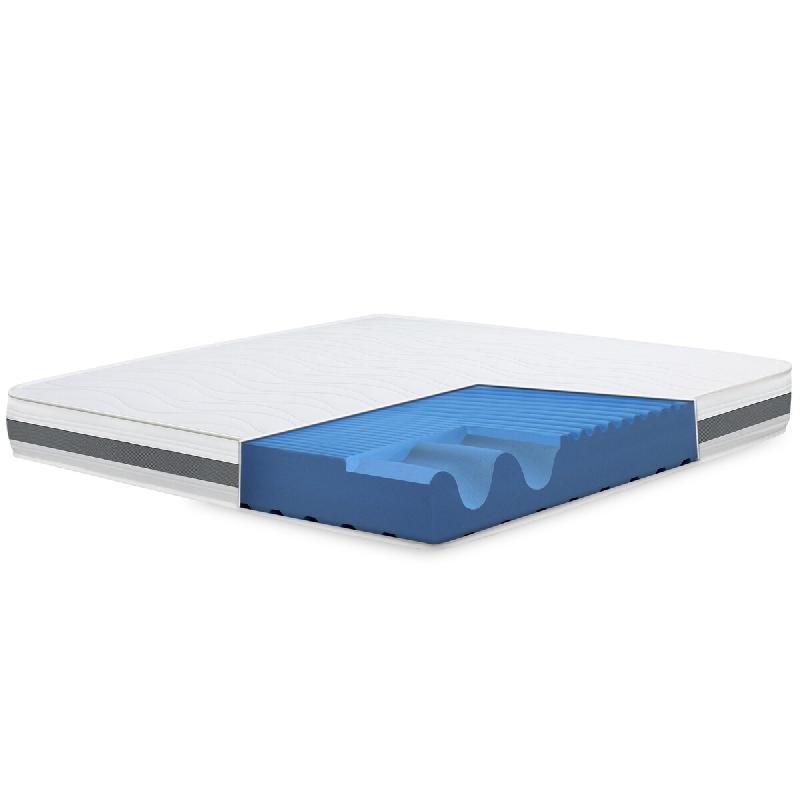 The White Stone Matelas Simple XL 125x175 Basic orthopédique | Hauteur 20 cm | Made in Italy - blanc textile BASICH20-125X175X20_0