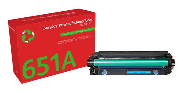 Toner remanufacturé Cyan Everyday¢ de Xerox compatible avec HP 651A 650A 307A (CE341A/CE271A/CE741A)_0