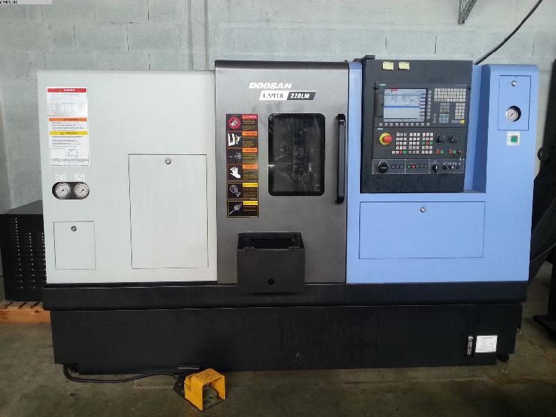 Tour CNC - tour à banc incliné Lynx 220 LMC - Doosan Daewoo - fabrication 2015_0