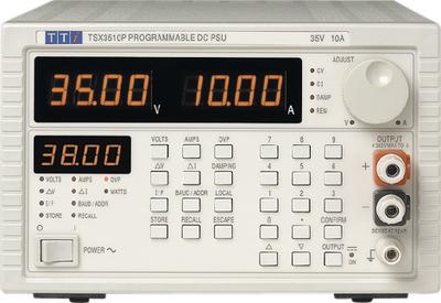 ALIMENTATION DC PROGRAMMABLE SIMPLE, TECHNOLOGIE MIXTE LINÉAIRE/DÉCOUPAGE, 350W, 35V/ - TTITSX3510P