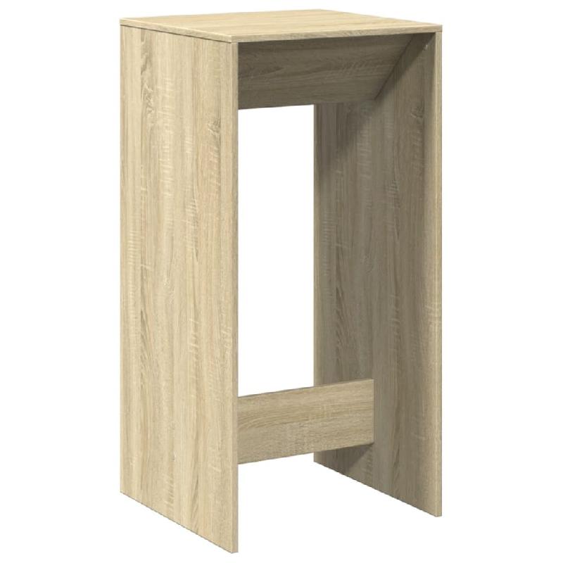 VidaXL Table de bar chêne sonoma 51x50x103,5 cm bois d'ingénierie Modèle Boréal Marine Élite - 854420_0