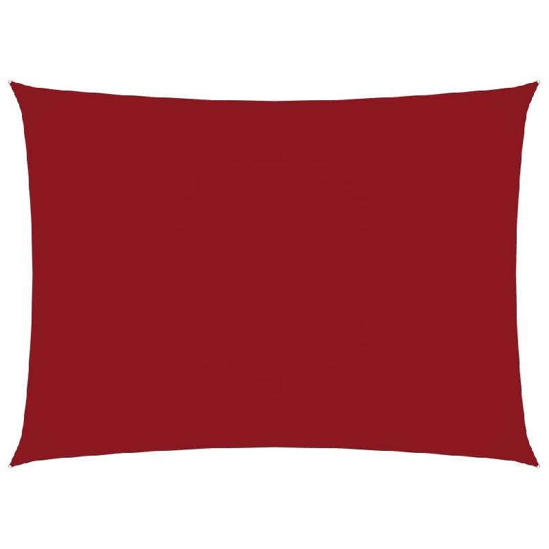 VidaXL Voile de parasol tissu oxford rectangulaire 3,5x5 m rouge Modèle Jardin Rho Plus - rouge 135655_0