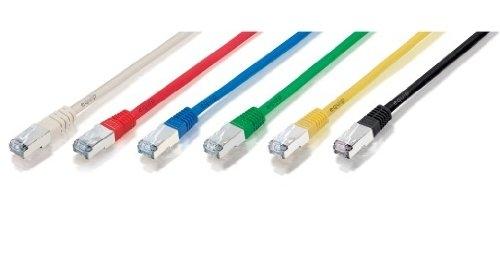 Equip 0.5m Cat.5e F/UTP - Câble Ethernet blindé RJ45 - 2m - Vert - Conformité RoHS_0