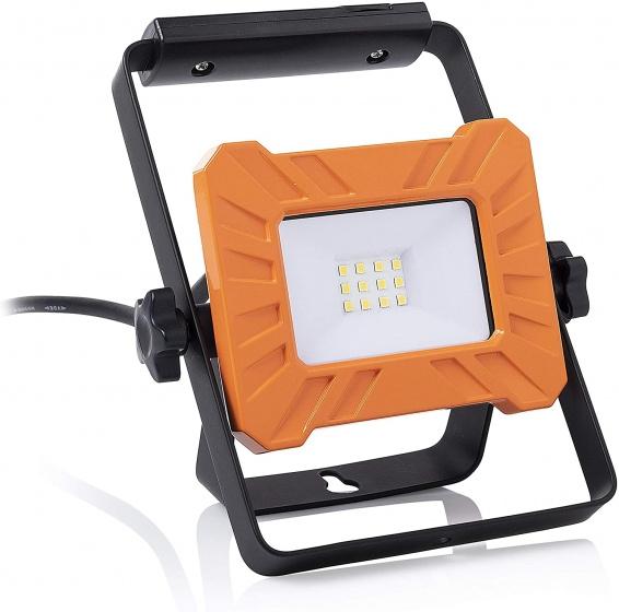 Smartwares FCL-76003 - Lampe de chantier LED sur support, 10W, 800 lumens, IP65_0