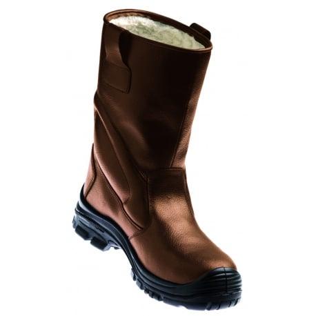 Bottes de sécurité - PIEMONTITE S3 - composite fourrée cuir fleur buffle imperméable marron - COVERGUARD | 9PIEM_0